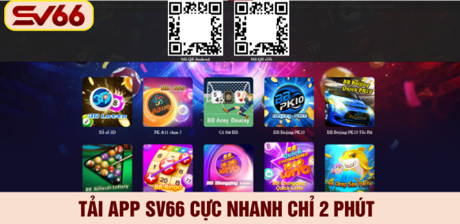 Tải app SV66 | Hướng dẫn tải trực tuyến cực nhanh chỉ 2 phút